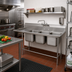 Thumbnail image #2 for Advance Tabco Regaline 3-Compartment Sink with Left-Hand Drainboard, 88-3/8 x 36 Inch