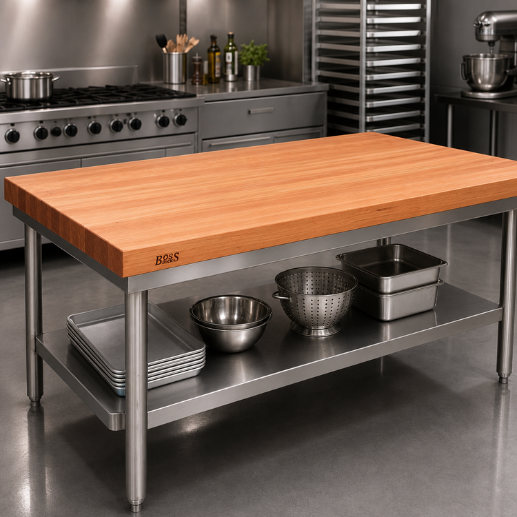 Product image #2 for Boos Block American Cherry Edge Grain Kitchen Countertop, 72 x 27 x 3 Inches, Penetrating Oil Finish