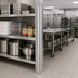 Thumbnail image #2 for Eagle Group Stainless Steel Outside Corner Guard for Shelving, 2-Inch x 2-Inch x 72-Inch