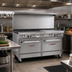 Thumbnail image #2 for Southbend Ultimate 60-Inch Gas Restaurant Range with 4 Burners, 36-Inch Griddle, and 2 Standard Ovens