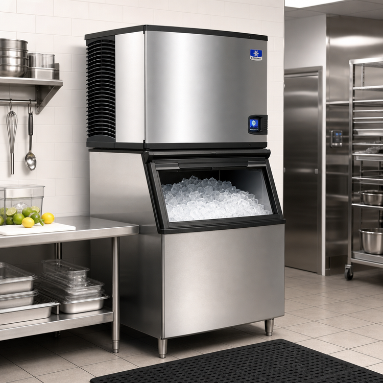 Product image #2 for Manitowoc Indigo NXT Remote Air-Cooled Dice Cube Ice Maker, 690 lb/24 Hr