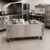 Thumbnail image #3 for Heavy-Duty Enclosed Stainless Steel Equipment Stand Cabinet with Casters, 73 x 30 x 24 Inches