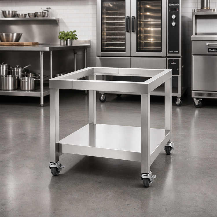Product image #2 for Garland 36-Inch Stainless Steel Equipment Stand with Tubular Legs and Undershelf