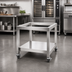 Thumbnail image #2 for Garland 36-Inch Stainless Steel Equipment Stand with Tubular Legs and Undershelf