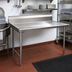 Thumbnail image #2 for Eagle Group Straight Clean Dishtable, 60 x 30 Inches, Left-To-Right Operation, 16/304 Stainless Steel Top