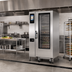 Thumbnail image #2 for Alto-Shaam Prodigi Pro Gas Boilerless Combi Oven/Steamer, Floor Model with Roll-In Cart, 20 Sheet Pan Capacity