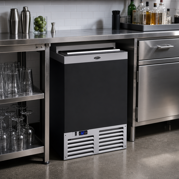 Product image #2 for Krowne MC24B Underbar Slide-Top Glass Froster, 24 Inch Wide, Self-Contained Refrigeration