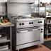 Thumbnail image #3 for Vulcan 36-Inch 240V Electric Restaurant Range with 2 French Hotplates, 24-Inch Griddle, and Standard Oversized Oven