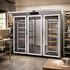 Thumbnail image #2 for Doyon Baking Equipment (Middleby) E336 Roll-In Three-Section Proofer Cabinet with Solid-State Controls and Full-View Glass Doors