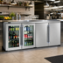 Thumbnail image #3 for 80-Inch Remote Narrow Door Four-Door Back Bar Refrigerator Cabinet