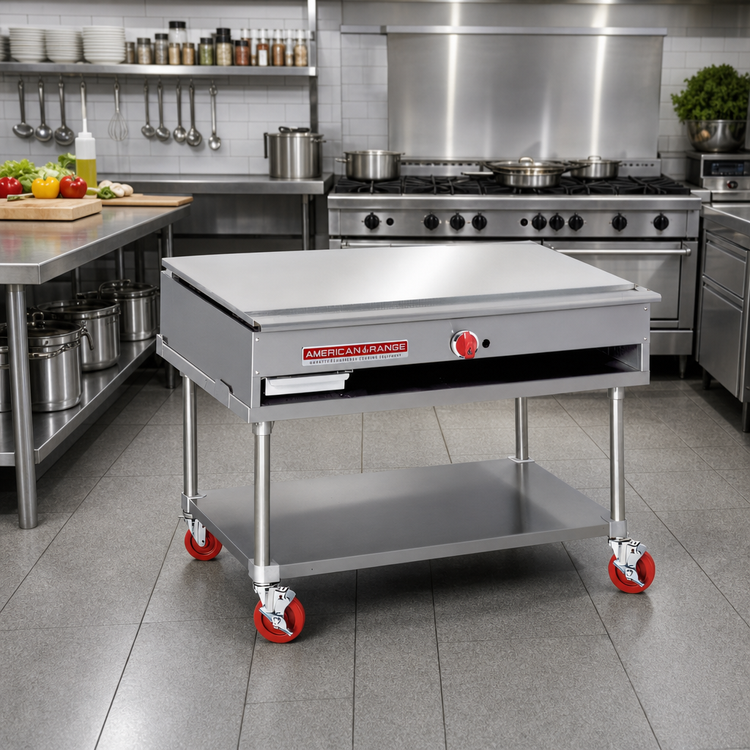 Product image #2 for American Range Culinary Series 36-Inch Gas Japanese-Style Teppanyaki Griddle