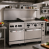 Thumbnail image #2 for Wolf Challenger XL 60-Inch Gas Restaurant Range with 4 Open Burners, 36-Inch Griddle, and 2 Standard Ovens