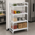 Thumbnail image #3 for Cambro Camshelving Premium 4-Shelf Solid Stationary Starter Unit, 18 x 54 x 64 Inch, Speckled Gray