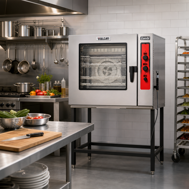 Product image #3 for Vulcan ABC Series ABC7E-480 Boilerless Electric Combi Oven/Steamer, Floor Model