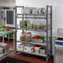 Thumbnail image #3 for Cambro Camshelving Elements 72-Inch x 14-Inch Full Shelf Rail Kit, Soft Gray