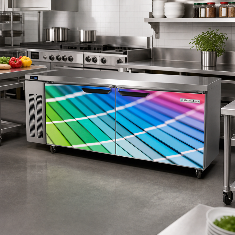 Product image #2 for Front-Only Vinyl Wrap for 84-Inch Pass-Thru Cooler, 2 Fronts