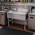 Thumbnail image #2 for Advance Tabco Special Value Series Modular Bar-Type Drainboard, 36 x 18 x 33 Inches, Stainless Steel