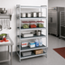 Thumbnail image #2 for Fermostock 5-Tier Stationary Starter Polymer Shelving Unit, 83