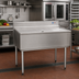 Thumbnail image #2 for Eagle Group 2200 Series 48-Inch Freestanding Workboard Unit with 304 Stainless Steel Drainboard Top