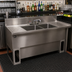 Thumbnail image #3 for BK Resources 72-Inch Three-Compartment Underbar Sink with Dual Drainboards and Faucet