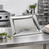 Thumbnail image #2 for American Metalcraft 14-Inch Square Hammered Stainless Steel Serving Tray
