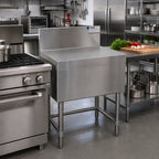 Thumbnail image #2 for Eagle Group Spec-Bar FB48-24 48-Inch x 24-Inch 304 Stainless Steel Filler Board with Flat Work Surface and Adjustable Feet
