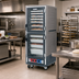Thumbnail image #2 for Metro C5 3 Series Full Height Mobile Heated Holding and Proofing Cabinet with Dutch Insulated Aluminum Doors, Gray Insulation Armour, Fixed Wire Slides