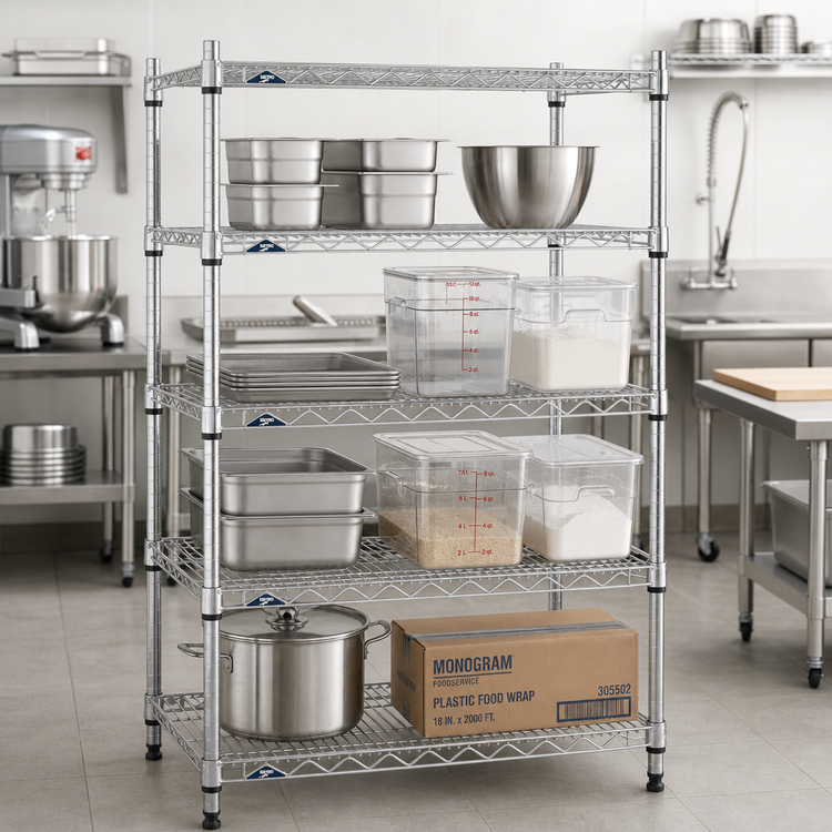 Product image #2 for Metro Super Erecta Super Adjustable Stainless Steel Wire Shelf, 30 x 21 Inches