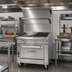 Thumbnail image #2 for Southbend Platinum 32-Inch Gas Heavy Duty Range with 16-Inch Griddle, 16-Inch Charbroiler, and Convection Oven