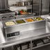 Thumbnail image #2 for Advance Tabco Slimline Drop-In 4-Well Sealed Electric Hot Food Well, 208/240V