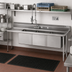 Thumbnail image #2 for Advance Tabco 66-Inch Right-Hand 3-Compartment Sink Dishtable with 6-Inch Drainboard and 16-Gauge 304 Stainless Steel Top