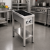Thumbnail image #2 for Eurodib Commercial Freestanding Dual-Zone Induction Cooktop, Stainless Steel, 208V 3-Phase