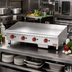 Thumbnail image #2 for Omcan USA 48-Inch Countertop Gas Griddle with 3/4-Inch Polished Steel Plate