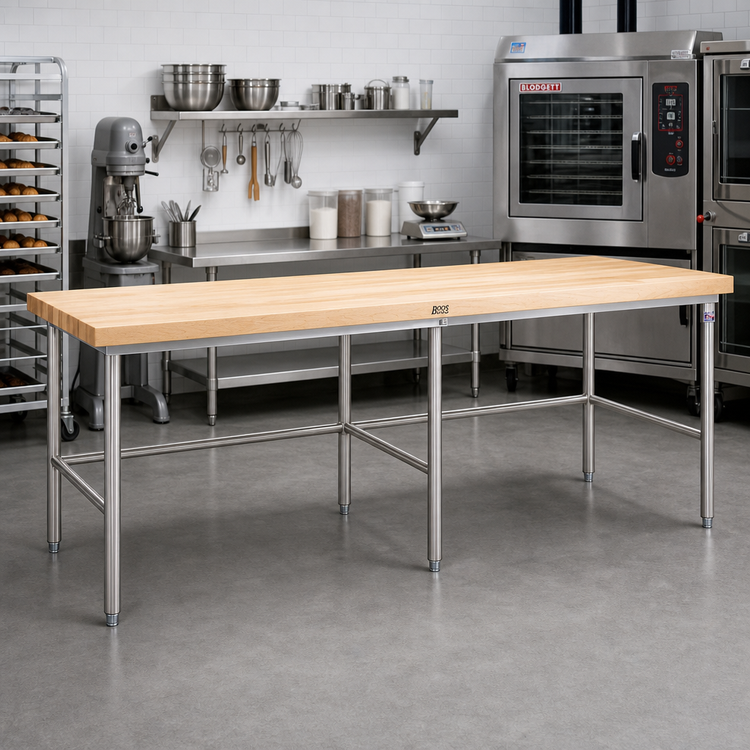Product image #2 for John Boos Baker's Table Frame for 120 x 48-Inch Top