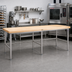 Thumbnail image #2 for John Boos Baker's Table Frame for 120 x 48-Inch Top