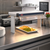 Thumbnail image #2 for Hatco Glo-Ray Designer Dual Infrared Strip Heater, 21.5-Inch Wide, 700W, Aluminum, 3-Inch Spacer, 14-Inch Stand