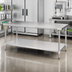Thumbnail image #2 for Adjustable 18-Gauge Stainless Steel Undershelf for 84 x 30 Inch Work Table