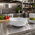 Thumbnail image #2 for American Metalcraft Crave Collection 32 oz. Round Melamine Bowl, Cloud