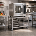 Thumbnail image #2 for Channel Manufacturing 48-Inch W x 30-Inch D Aluminum Convection Oven Stand, 29-Inch High