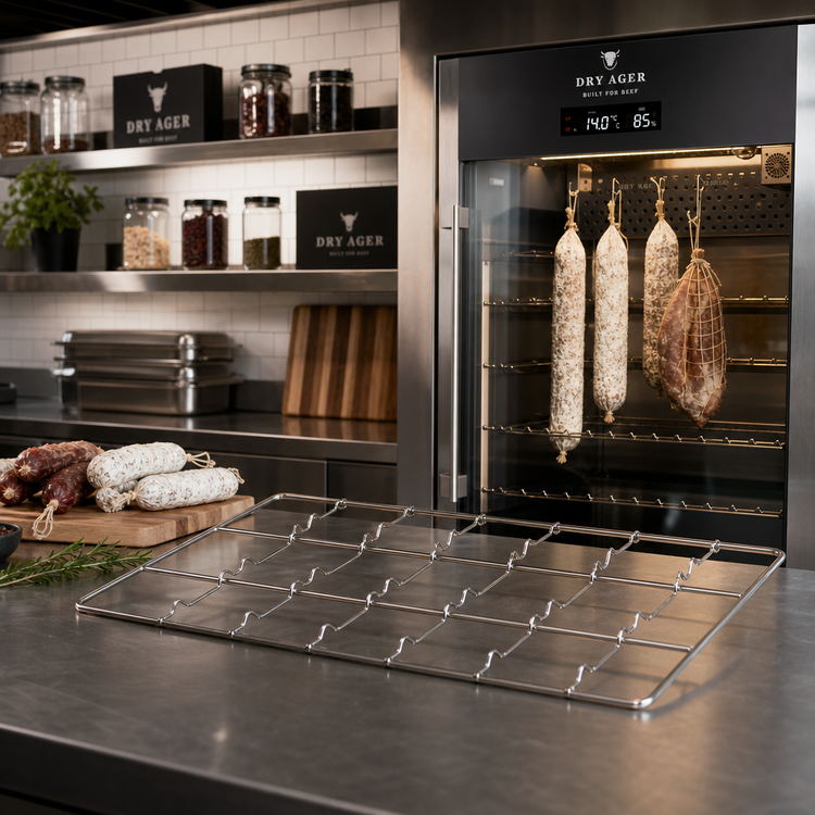 Product image #2 for DRY AGER Stainless Steel Charcuterie Shelf Accessory for UX 1500 / UX 1550 PRO (S) Curing Cabinets