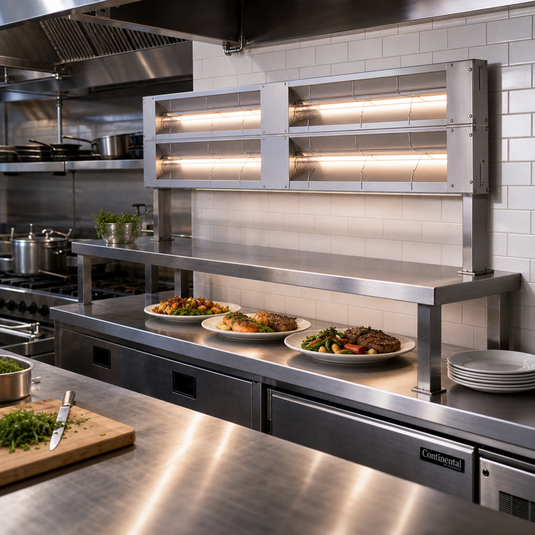Product image #2 for Hatco Glo-Ray 24-Inch Double Lighted Infrared Strip Heat Lamp