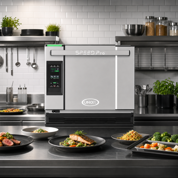 Product image #2 for UNOX SPEED.Pro High-Speed Microwave and Convection Oven, 3-Tray Capacity, 208-240V, Single Phase
