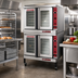 Thumbnail image #2 for Blodgett Premium Series MARK V-100 DBL Double-Deck Full-Size Standard Depth Electric Convection Oven