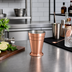Thumbnail image #2 for Barfly Deluxe Copper-Plated Footed Julep Cup, 13.5 oz.