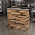 Thumbnail image #3 for 4 Ft. Portable Folding Laminate Bar Table, Natural Wood Finish