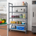 Thumbnail image #2 for Cambro Camshelving Basics Plus 36 Inch Wide x 24 Inch Deep 5-Shelf Vented Shelf Kit
