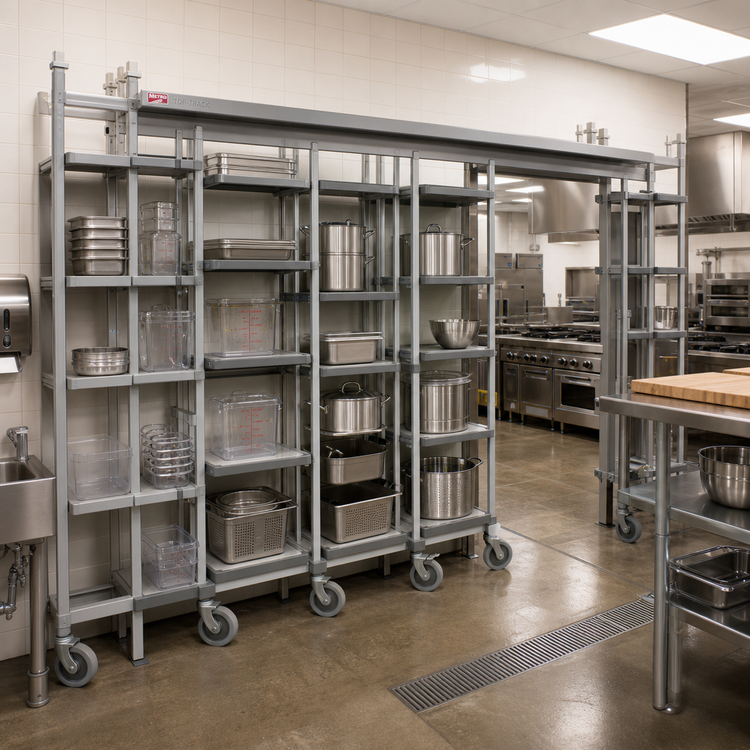 Product image #2 for Metro TOP-TRACK Seismic Top-Track 48-Inch Strut Kit for Track Shelving