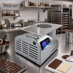 Thumbnail image #2 for Erika Record Baking Equipment Pomati® POM-T5 Countertop Continuous Chocolate Tempering Machine, 5 kg Tank, Thermostatic, Air Cooled