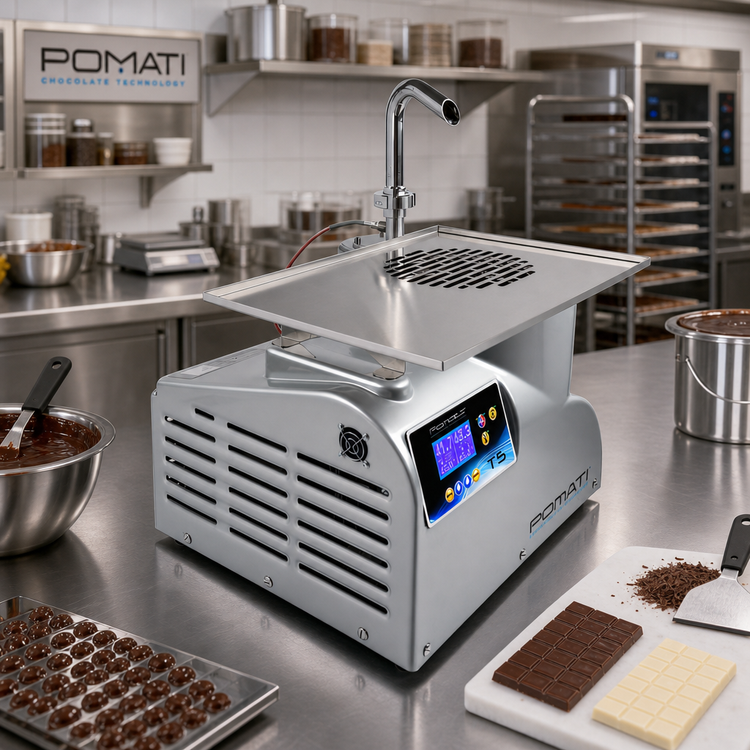 Product image #2 for Pomati T5 Countertop Chocolate Tempering Machine with 5 kg Tank, 230V
