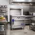 Thumbnail image #2 for Imperial Spec Series Heavy-Duty 36-Inch Gas French Top Range with Open Cabinet Base, 35,000 BTU